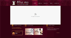 Desktop Screenshot of alicegold.in